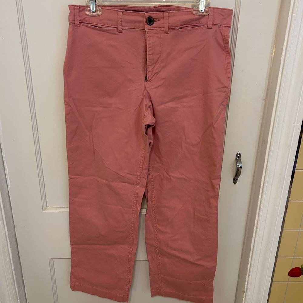Old Navy Women’s Cropped Coral Chinos